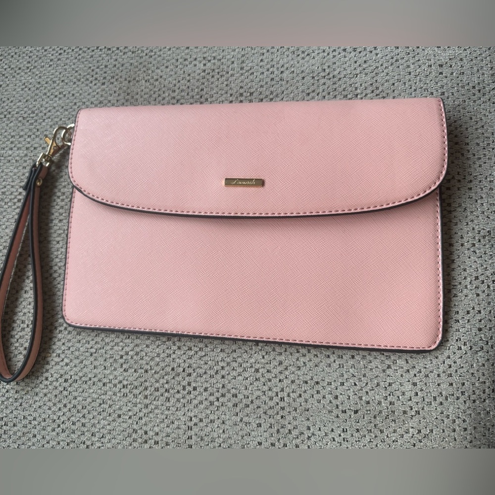 Chic Pink Wristlet Clutch